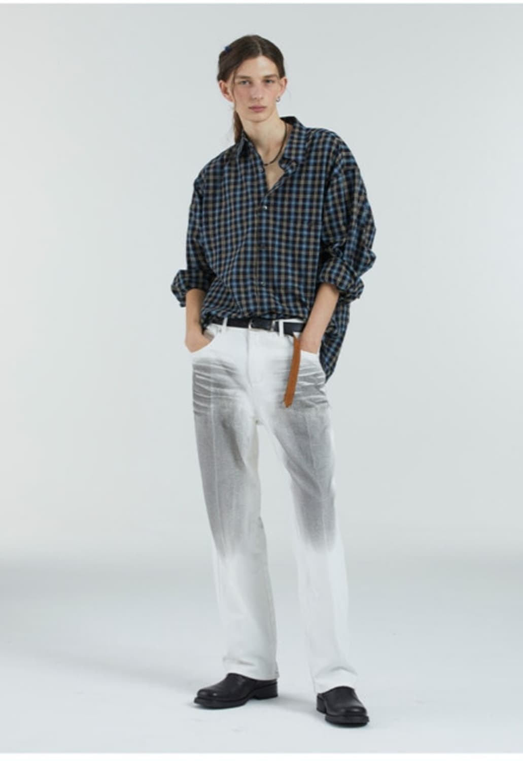 밈더워드로브 화이트진 2사이즈 상품이미지3