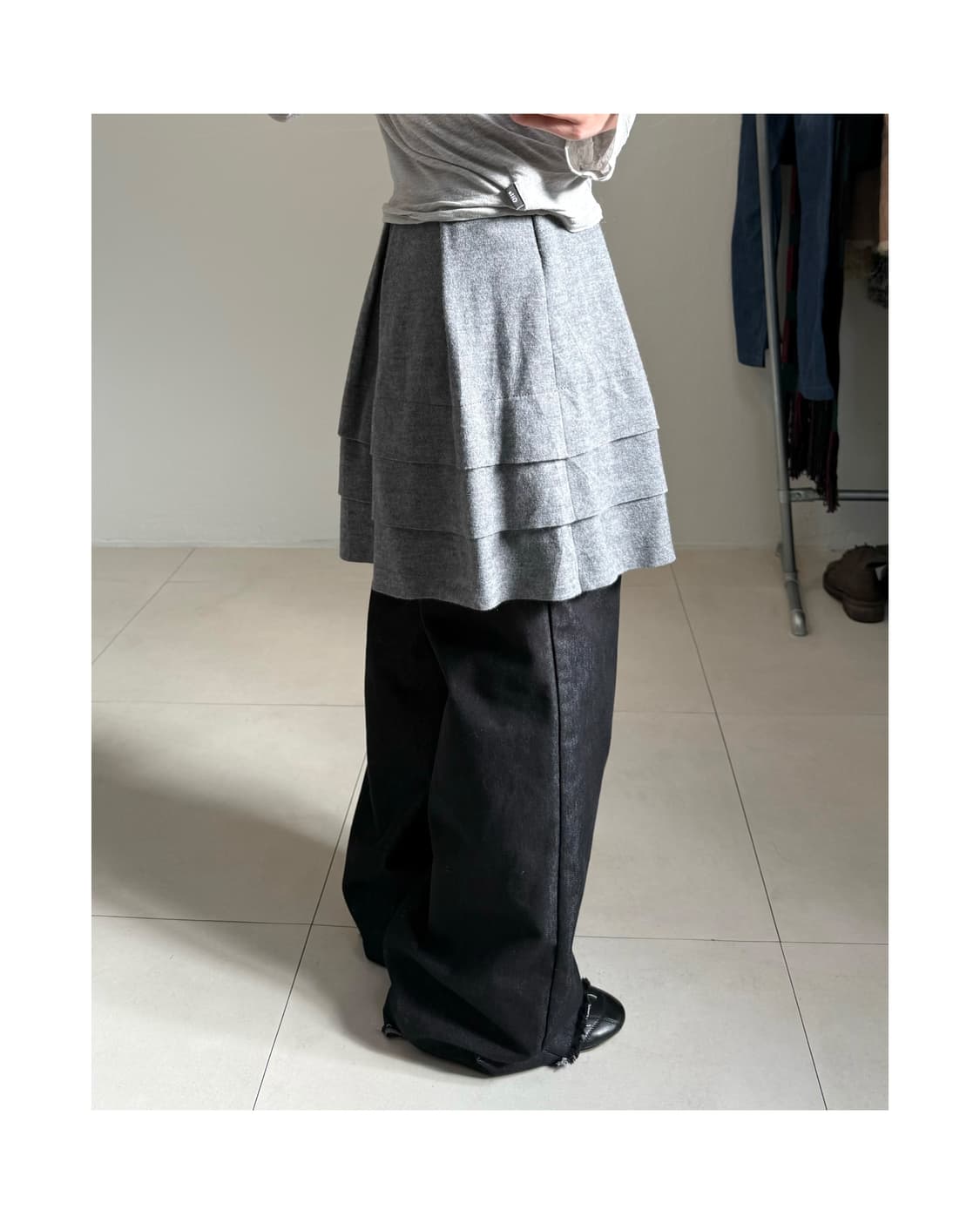 빈티지 울 스커트 상품이미지2