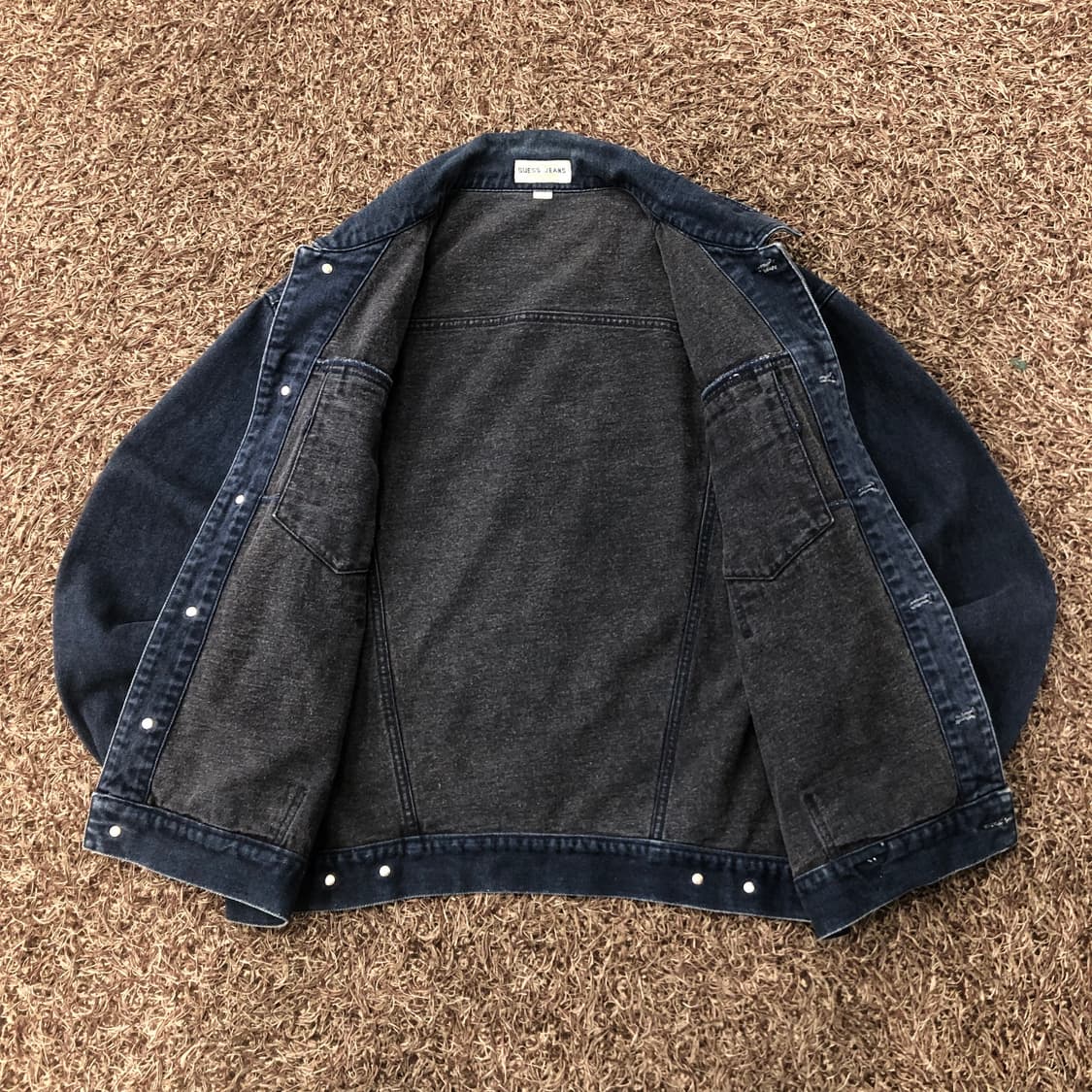 105 게스 90s 블랭킷 데님 트러커 자켓 상품이미지2