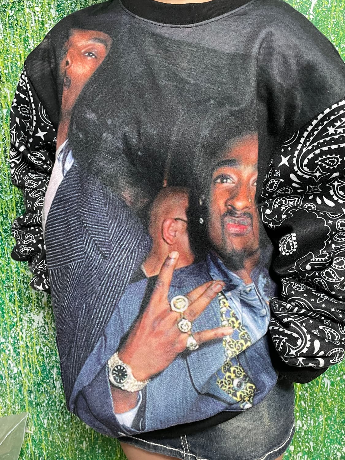 스눕독 올드스쿨 힙합 빈티지 맨투맨 스웻셔츠 2XL 상품이미지3