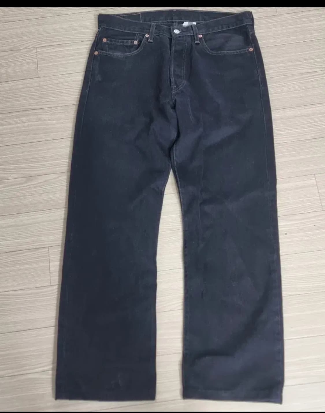 미제 90년대 made in usa 501 빈티지 블랙진(32) 상품이미지1