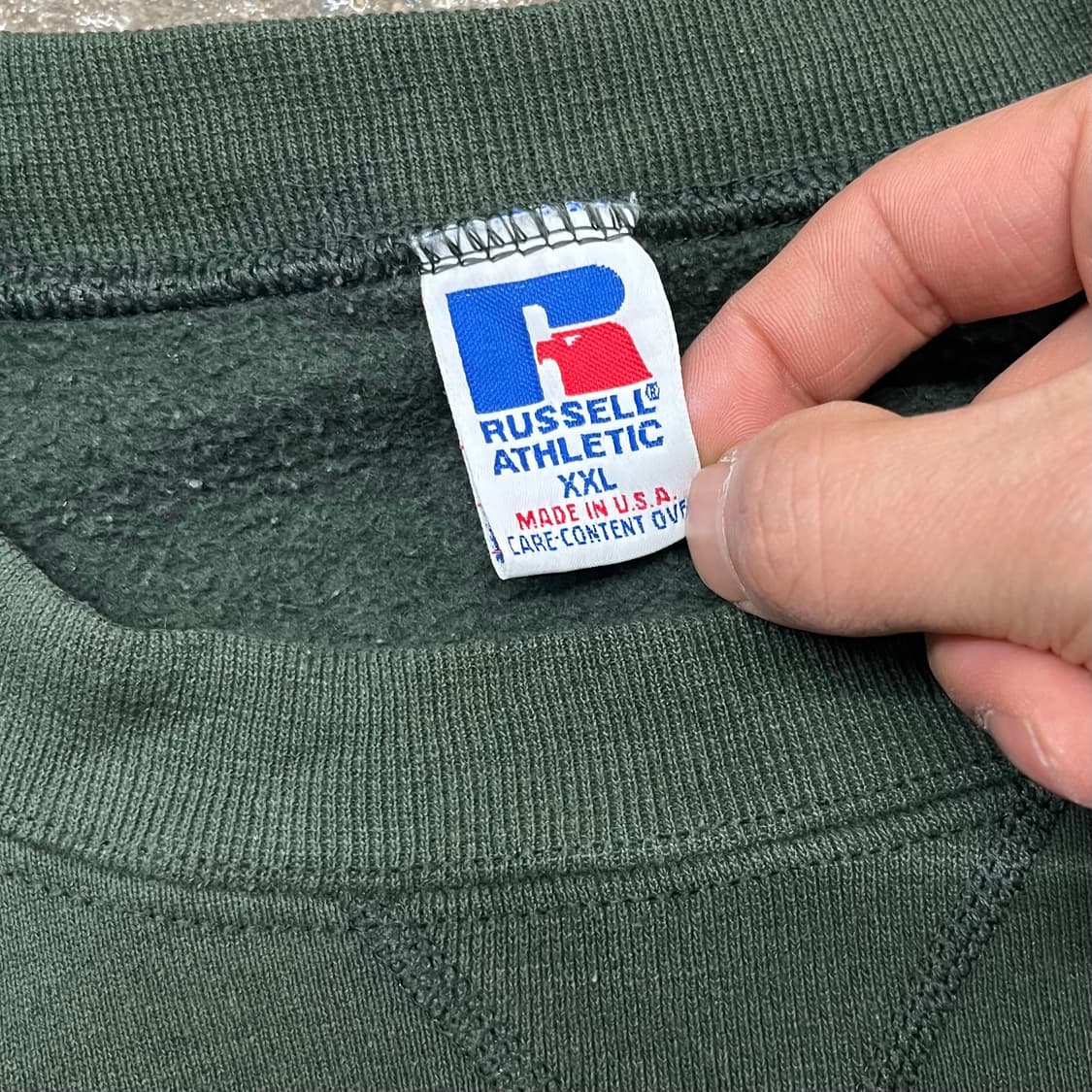 90-00s  러셀 블랭크 스웻셔츠 (110) 상품이미지5