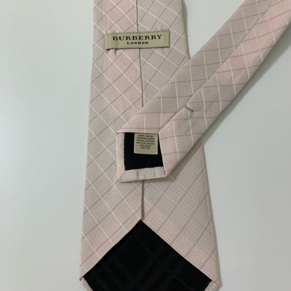버버리(BURBERRY) 노바체크 명품넥타이 신형라벨 A등급 8.5cm 상품이미지5