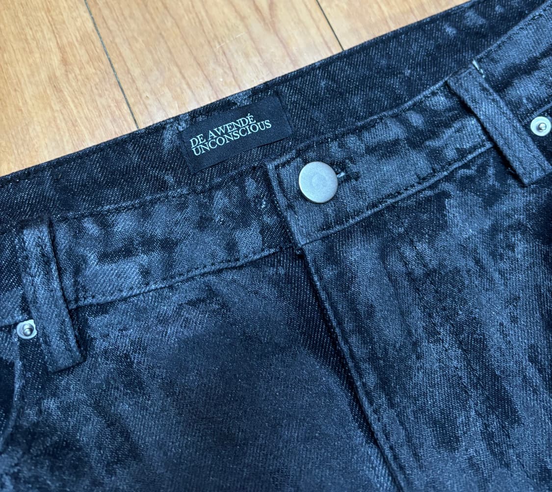 [2] 어웬드 플레어 헤비 왁스 데님 진 상품이미지4