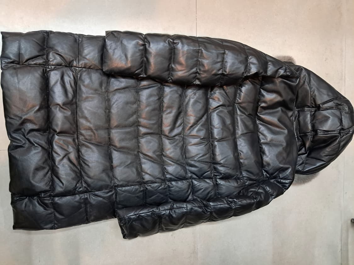 올리비아 로렌 가죽 패딩 코트 95 상품이미지2