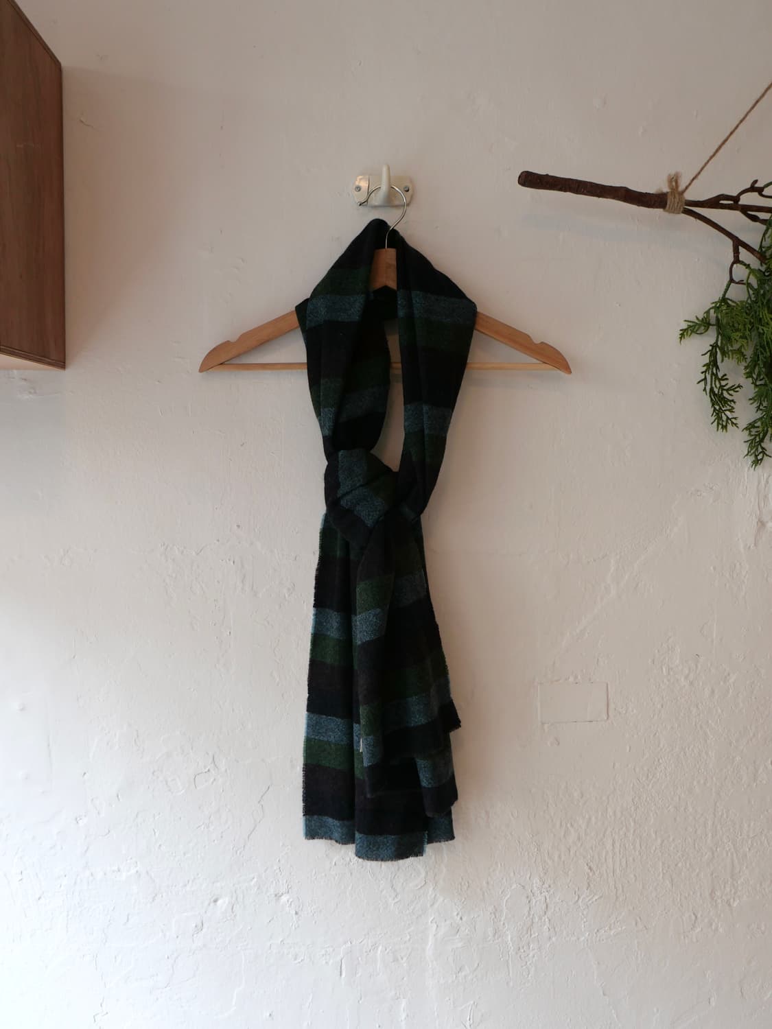 스테판 슈나이더 울 체크 머플러 상품이미지2