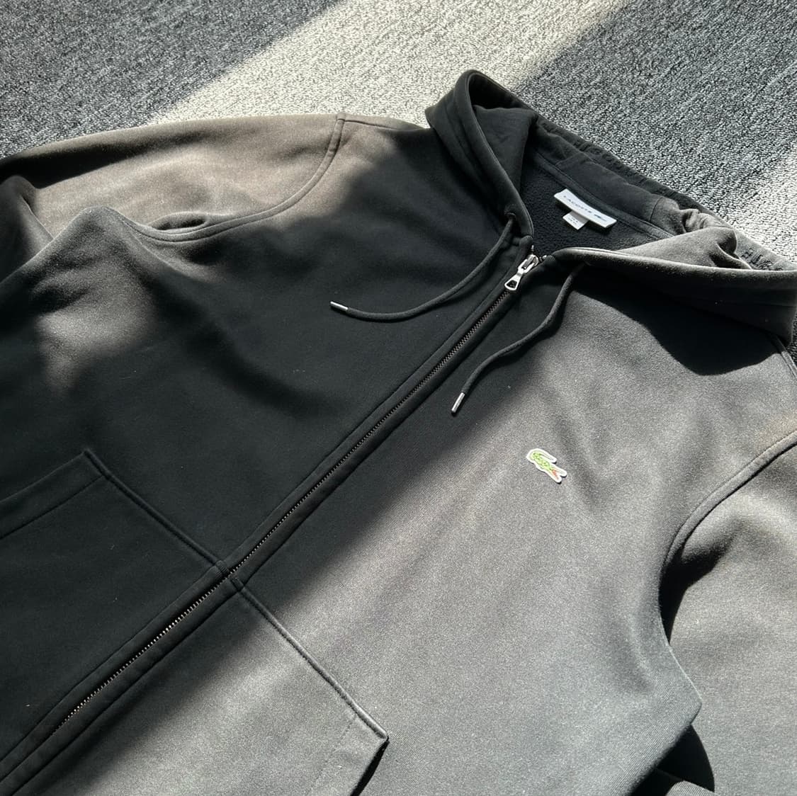 라코스테 자수로고 기모 후드집업  상품이미지3