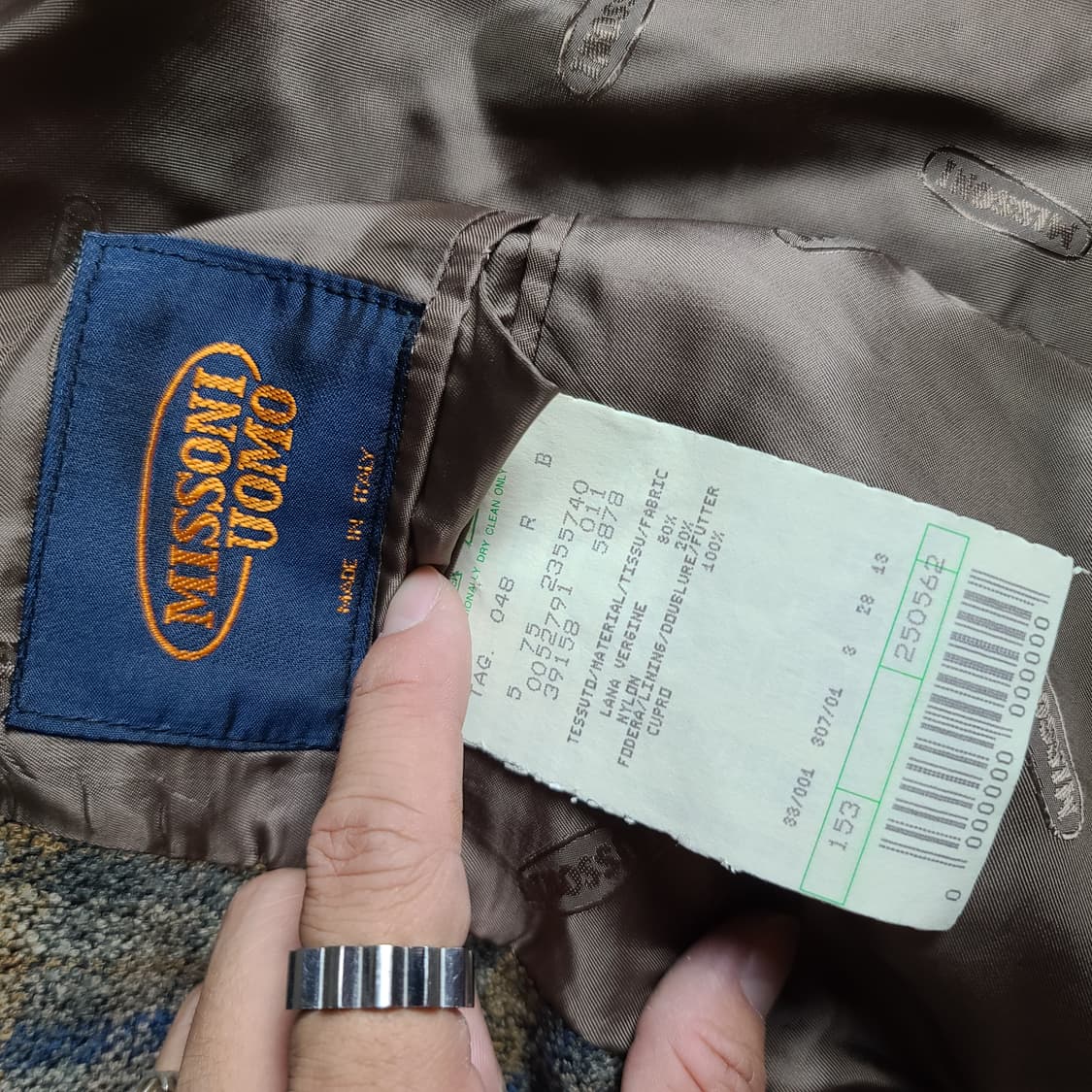 미쏘니 체크자켓 상품이미지8