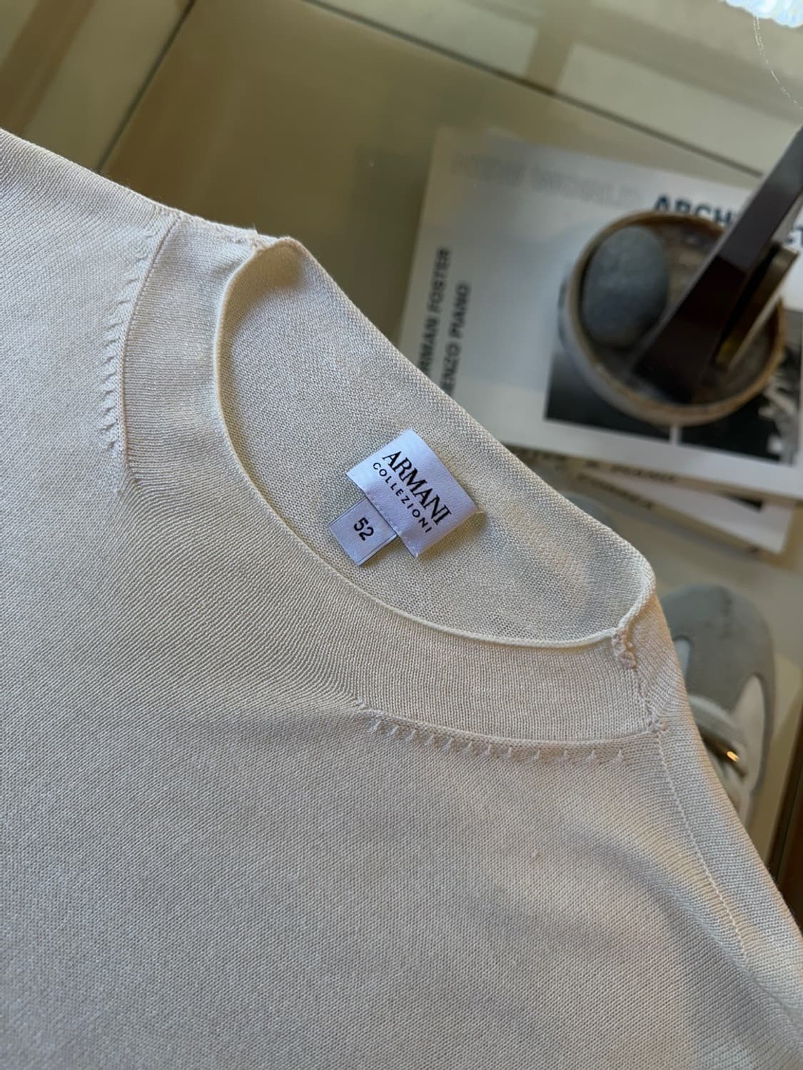 아르마니 꼴레지오니 모크넥 니트 105 상품이미지6