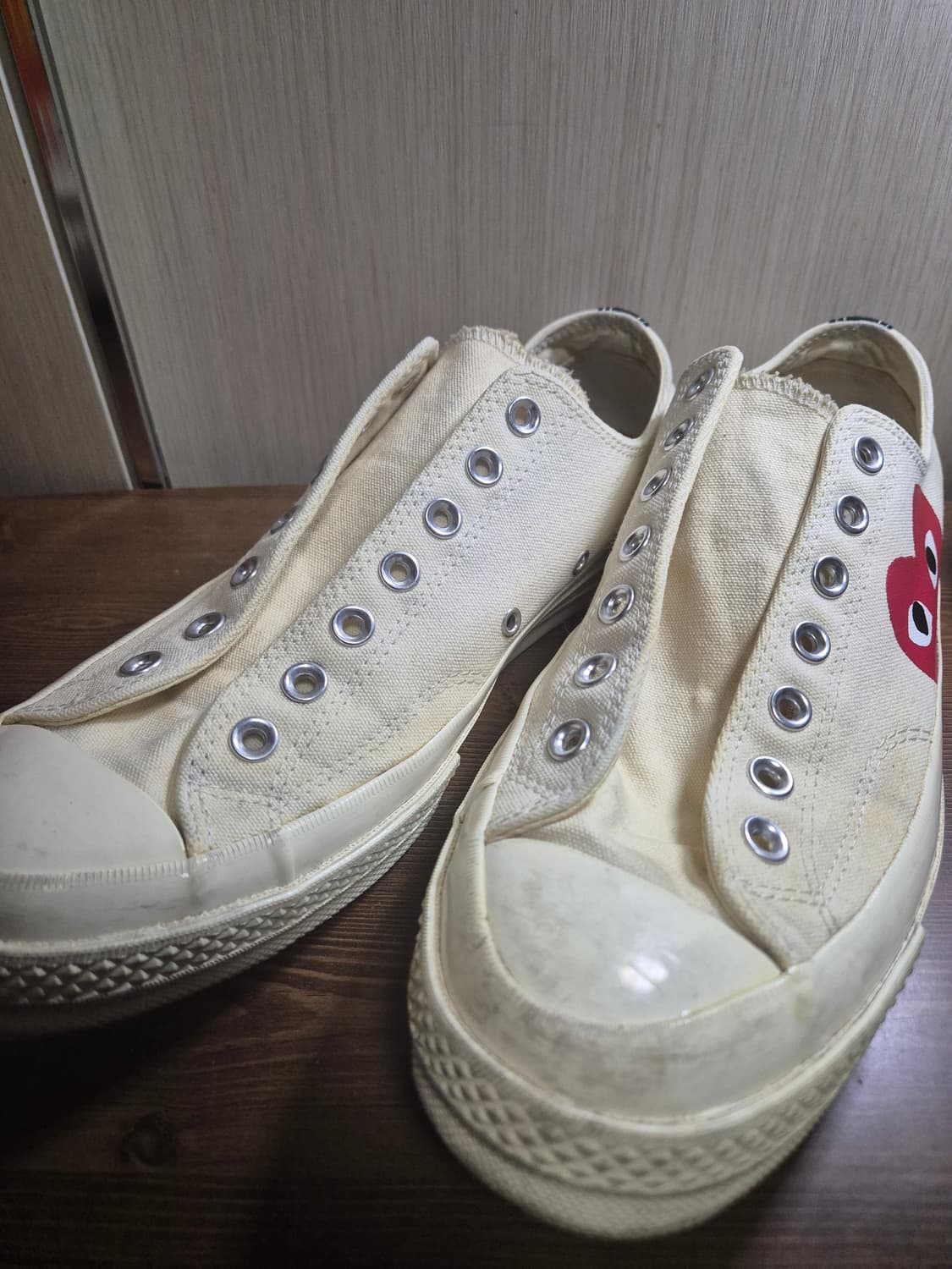 컨버스 꼼데가르송 콜라보 캔버스 285 상품이미지3