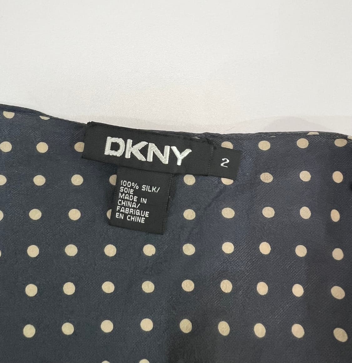 DKNY 100% 실크 도트 캐미솔 상품이미지5