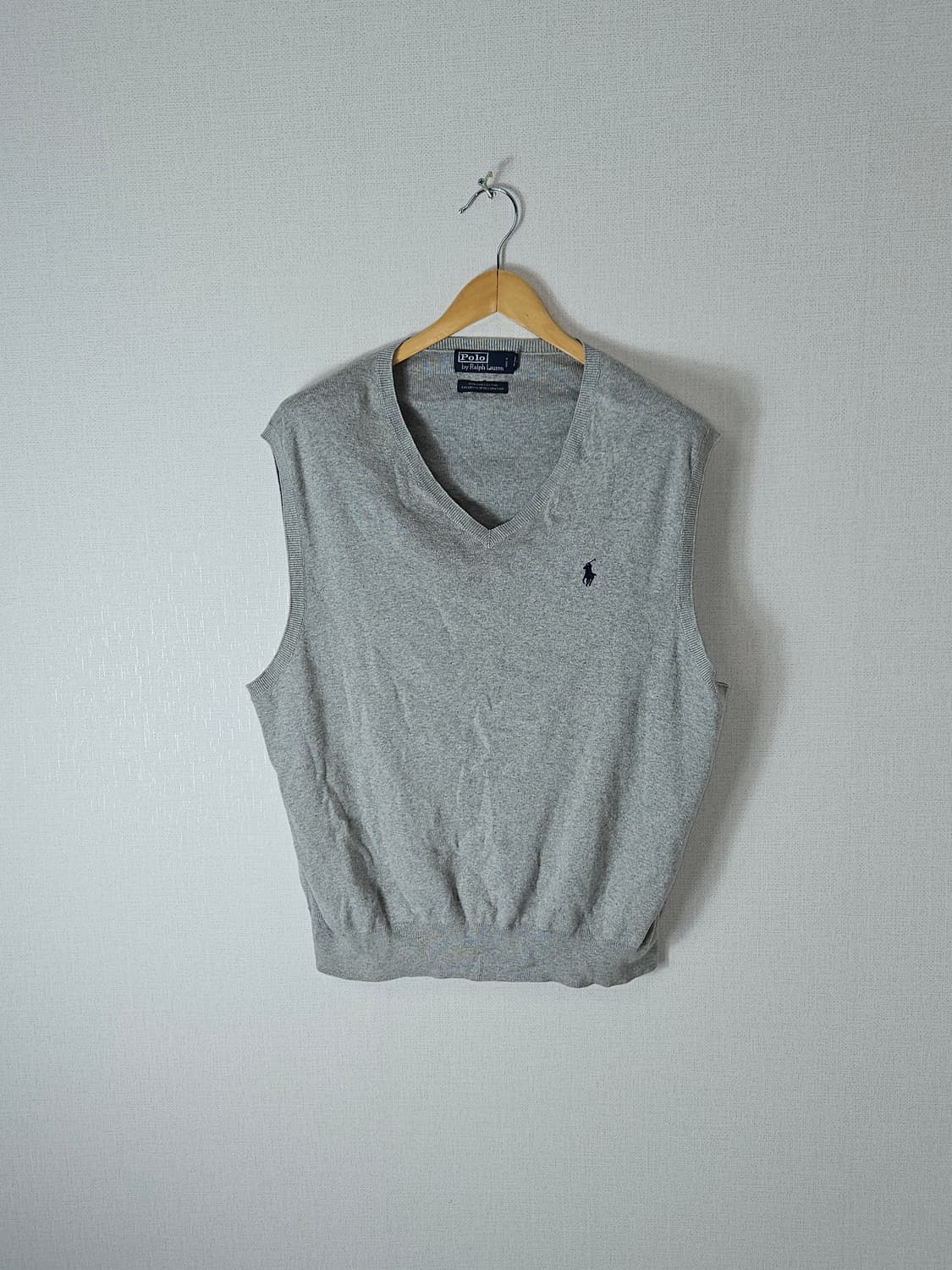 폴로 랄프로렌 피마코튼 니트 베스트 조끼 정품 XXL 상품이미지1