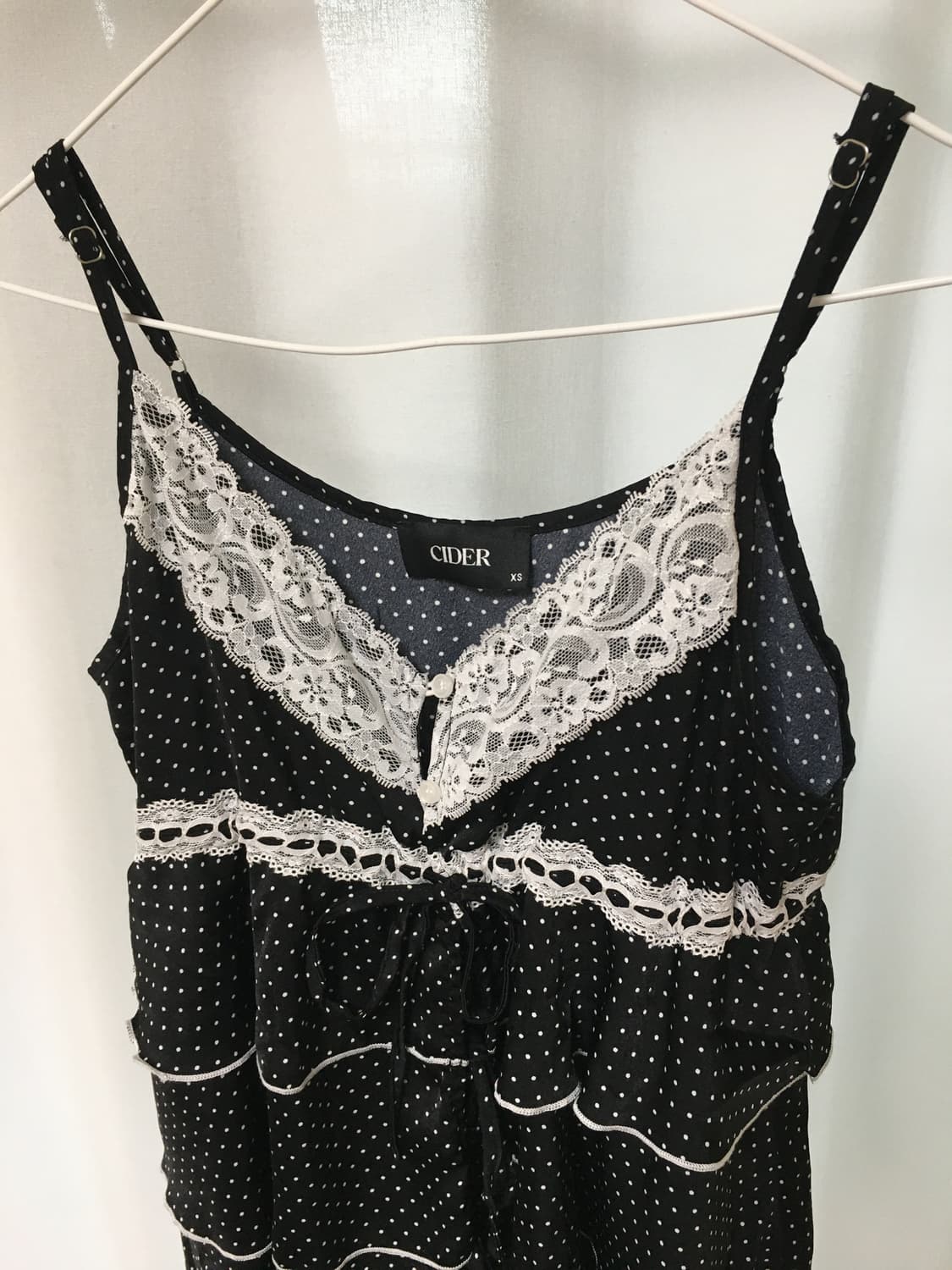 샵사이다 Dot layered lace sleeve 상품이미지3