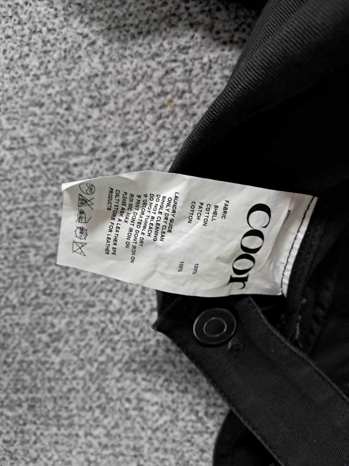 coor 코튼데미지 자켓 상품이미지7