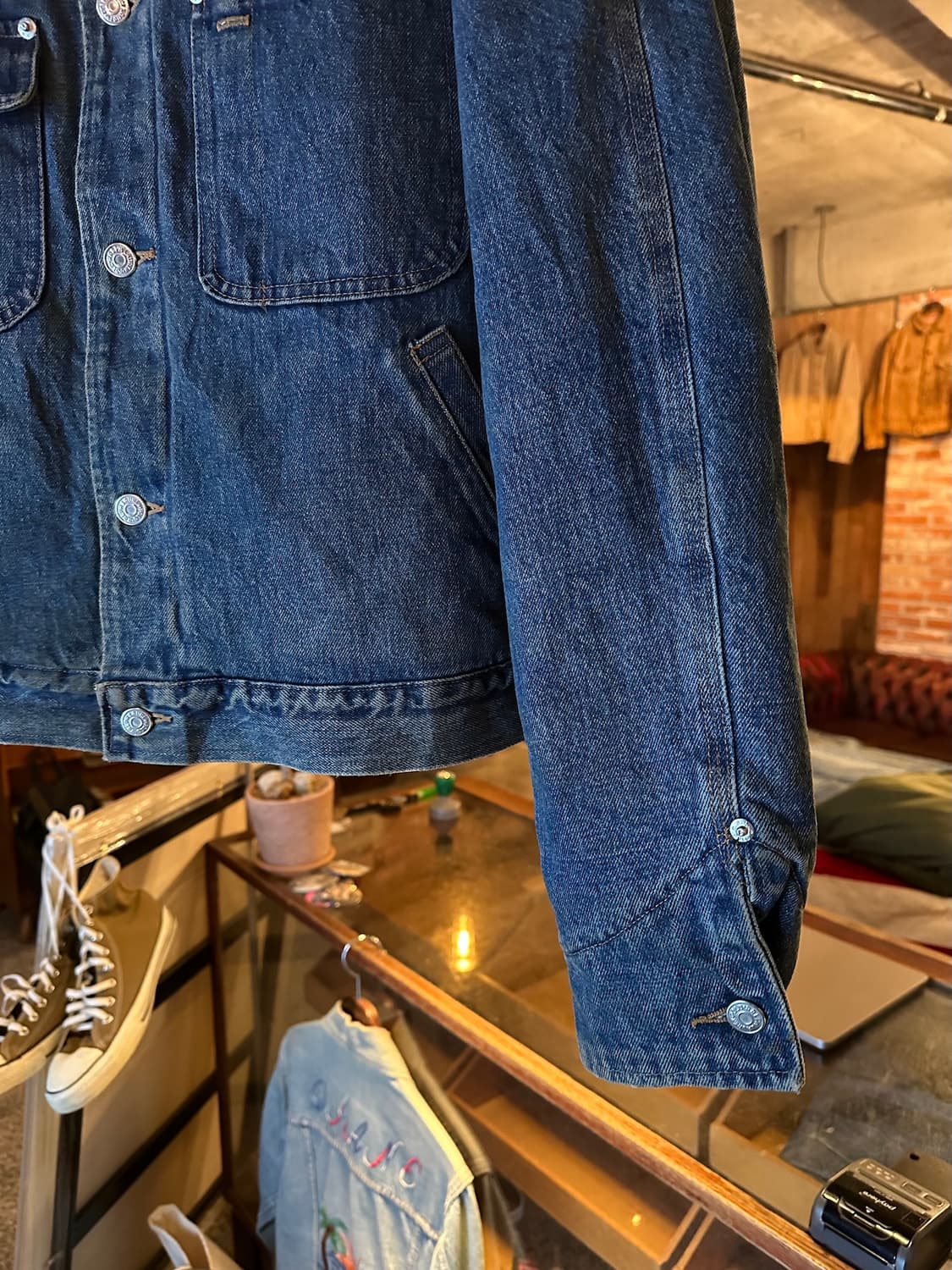 80s USA 빈티지 폴로 랄프로렌 덩가리 데님 자켓 상품이미지3