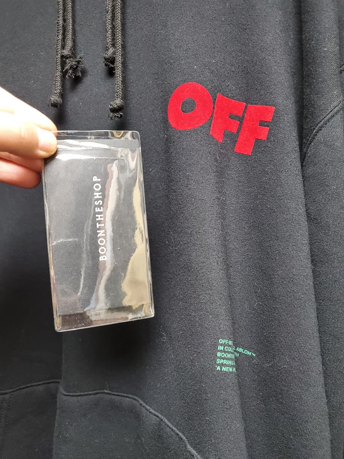 오프화이트 분더샵 지드래곤 후디 상품이미지7