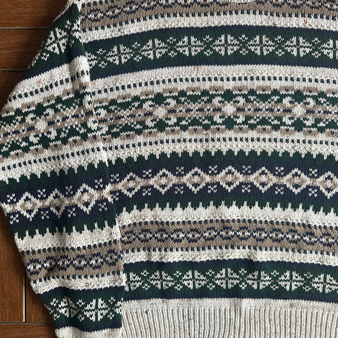 The woolen mill fairisle knit sweater 상품이미지3