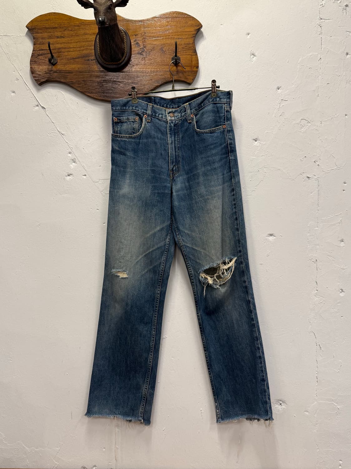 33inch) Levi’s 리바이스 508 Distressed Jeans 상품이미지5