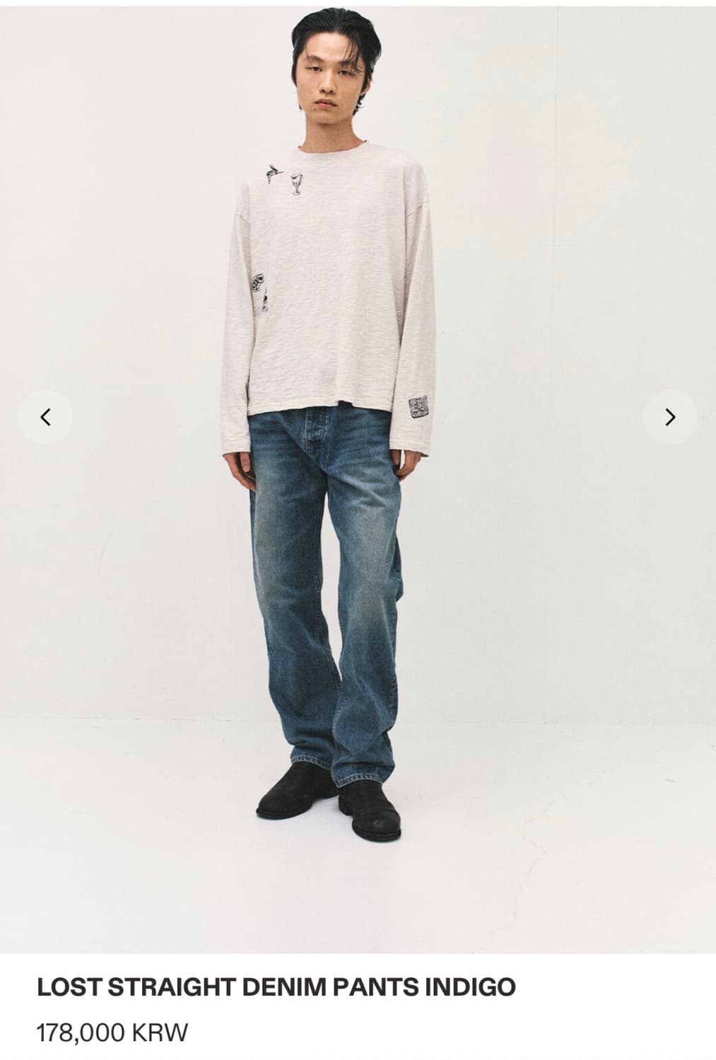 (구해요) 서피스에디션 lost straight denim 상품이미지1