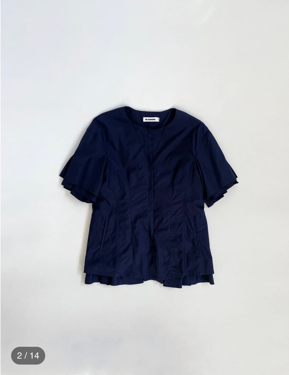 JIL SANDER PLEATS DETAILED BLOUSE 상품이미지5