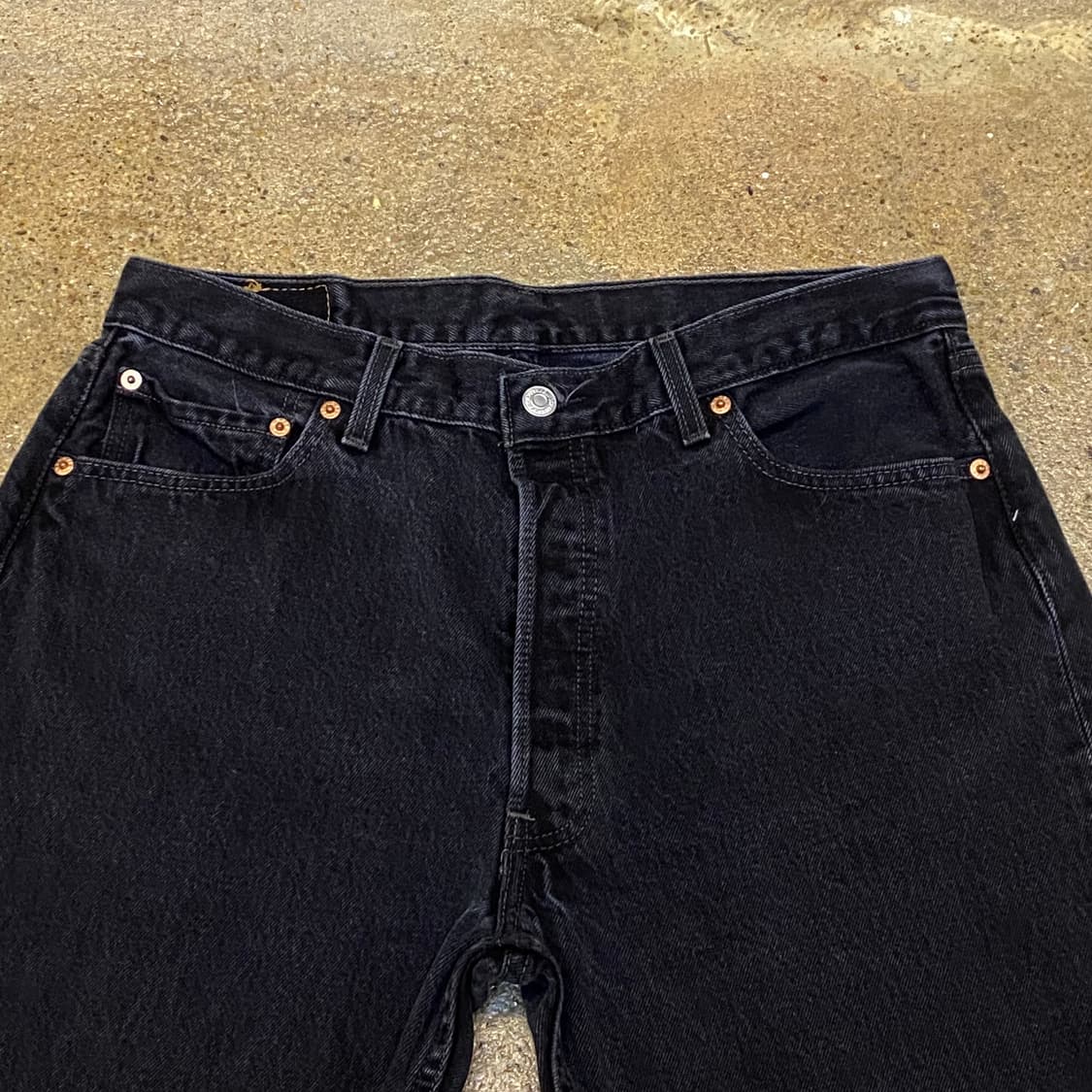 미국 빈티지 리바이스 501 블랙진 청바지 상품이미지2