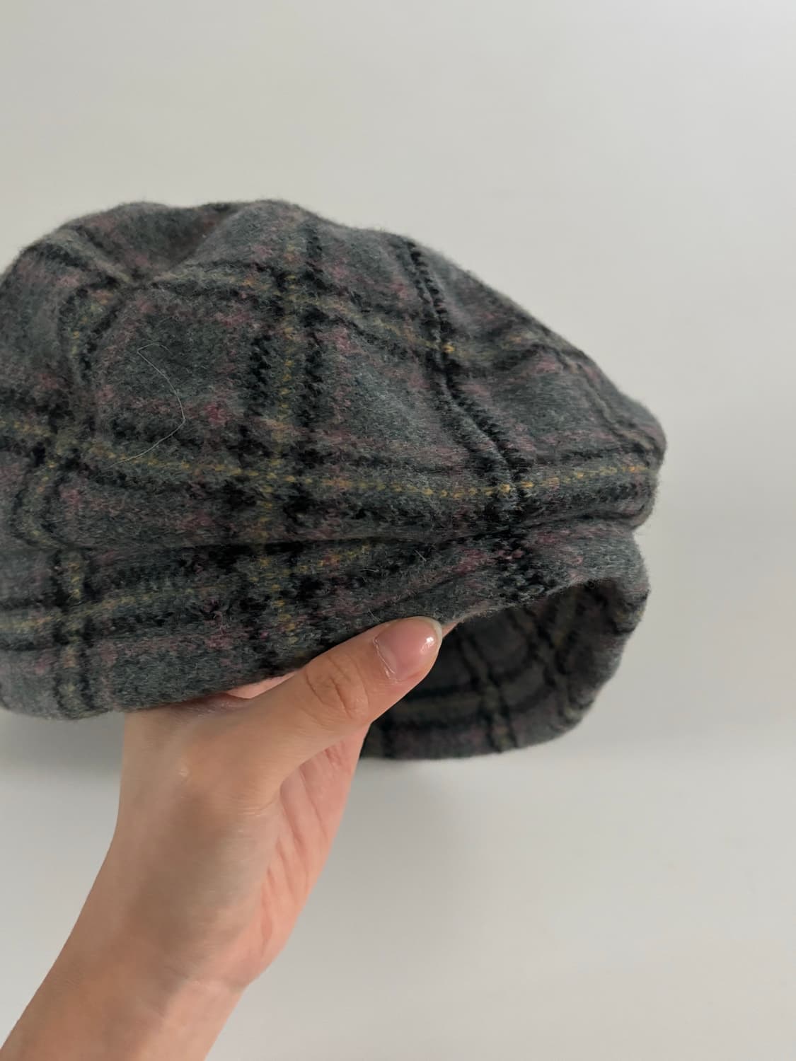 Vivienne Westwood 비비안웨스트우드 패치 로고 체크 베레모 상품이미지4