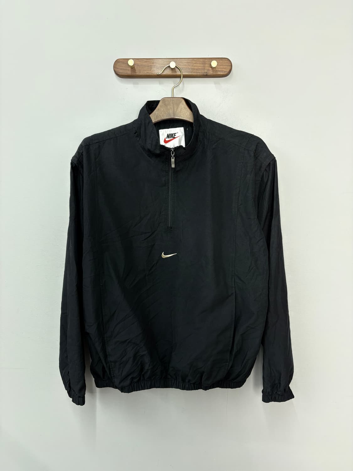 나이키 센터 스우시  올드스쿨 아노락 웜업 블랙 자켓 A3708 상품이미지2