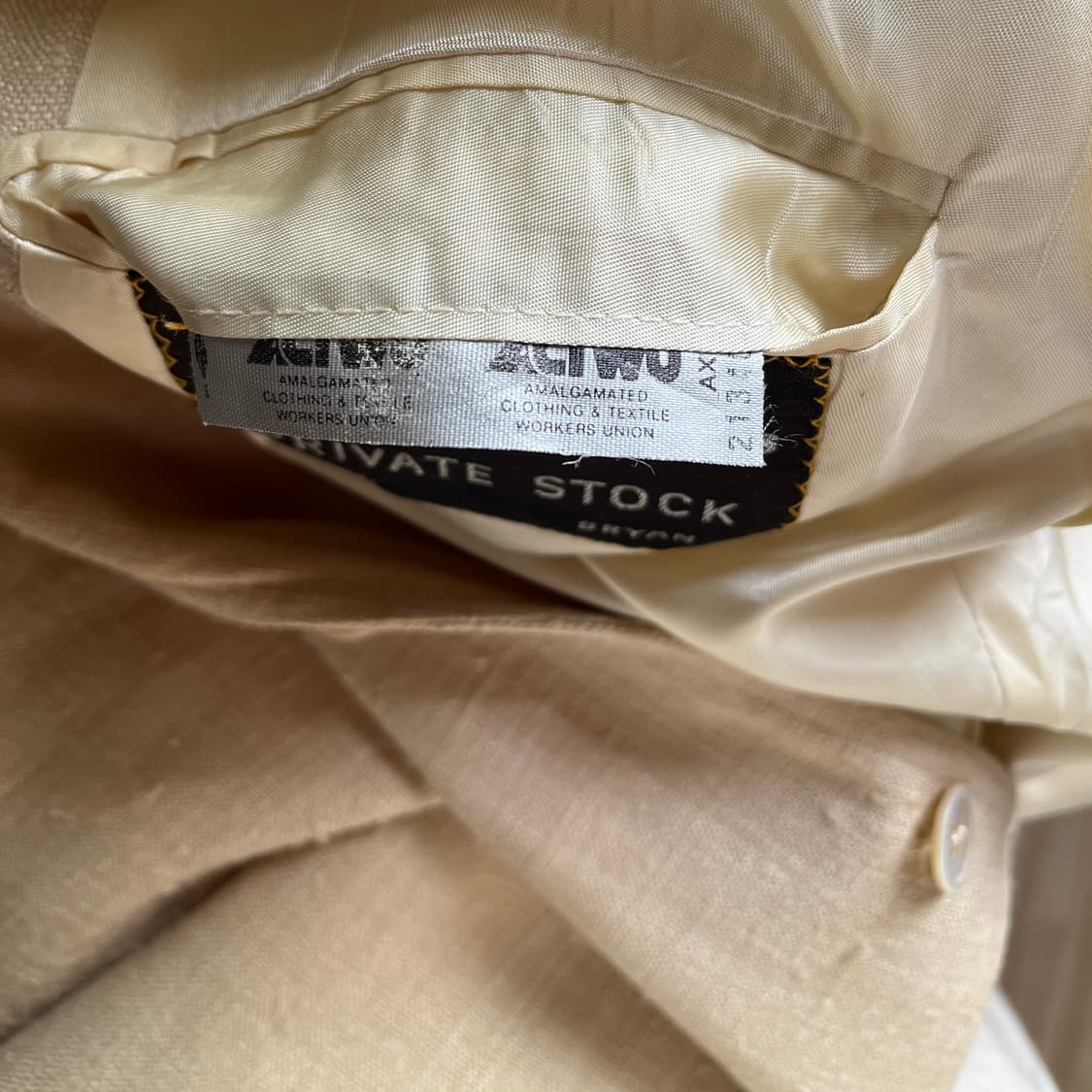 80s MAJER Made in U.S.A. 유니온 메이드 퓨어실크 자켓 상품이미지9