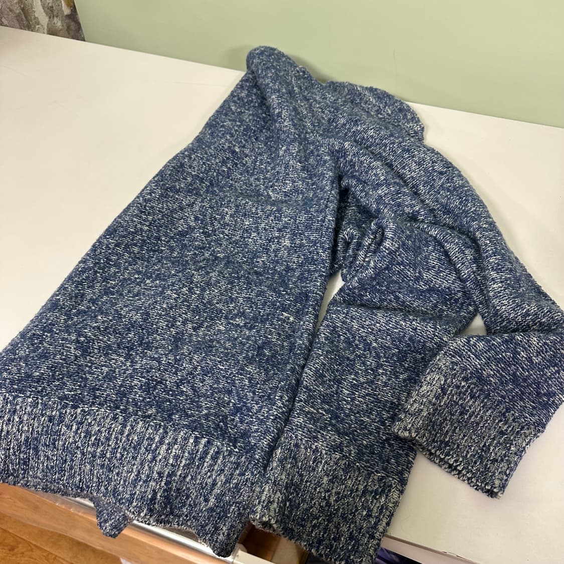 L 게스 데님포켓 포인트 가디건 남여공용 상품이미지4