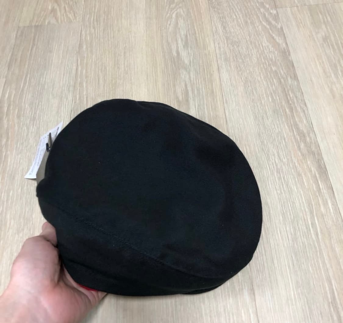 (L) 새상품 90's 나이키 NIKE 데드스탁 빈티지 트윌 베레모 블랙 상품이미지2