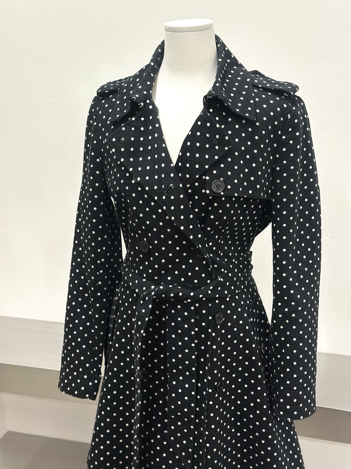 로렌 랄프로렌 도트 트렌치 코트 상품이미지2