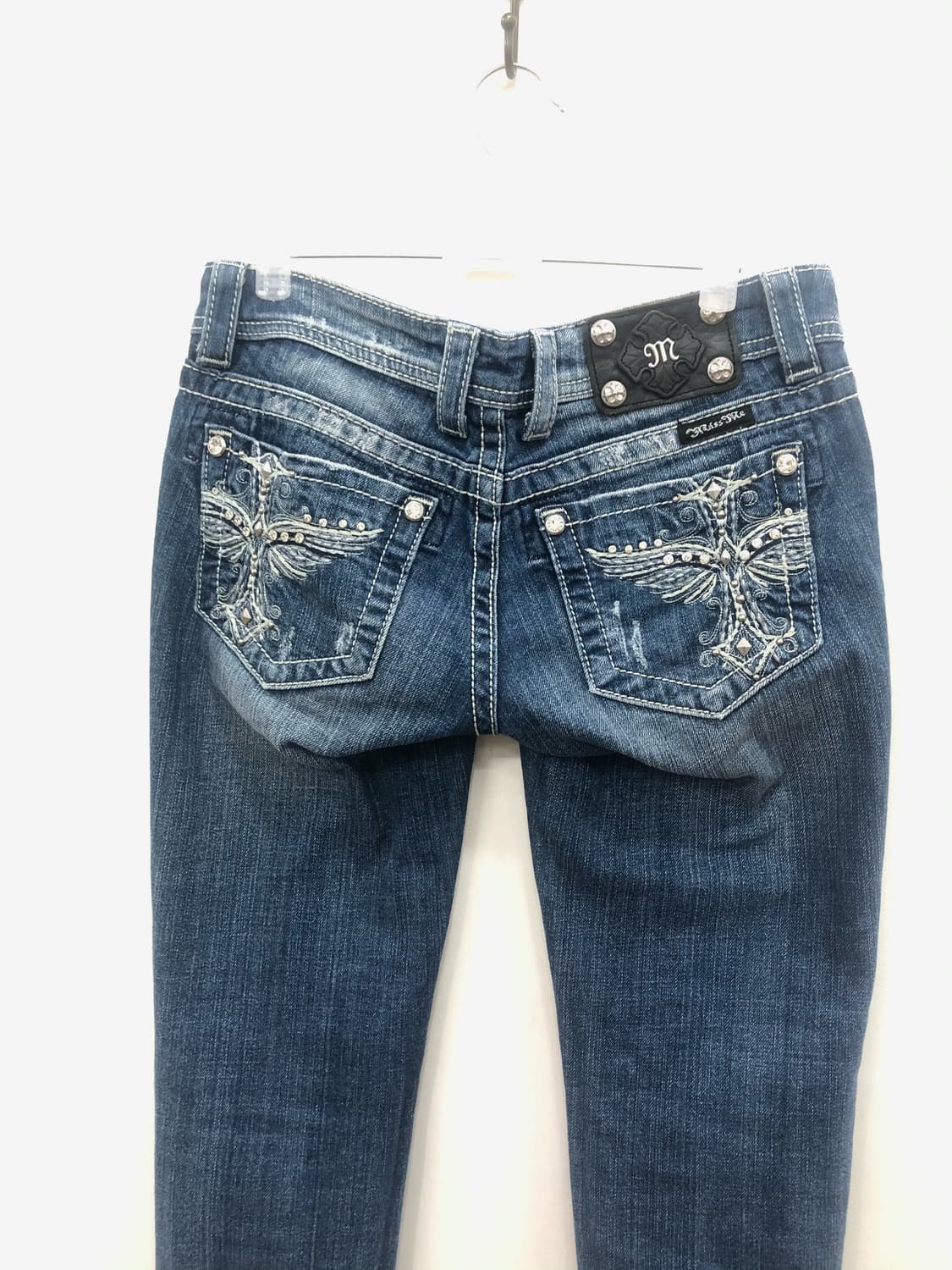 MISSME cubic detail lowrise denim pants  상품이미지6