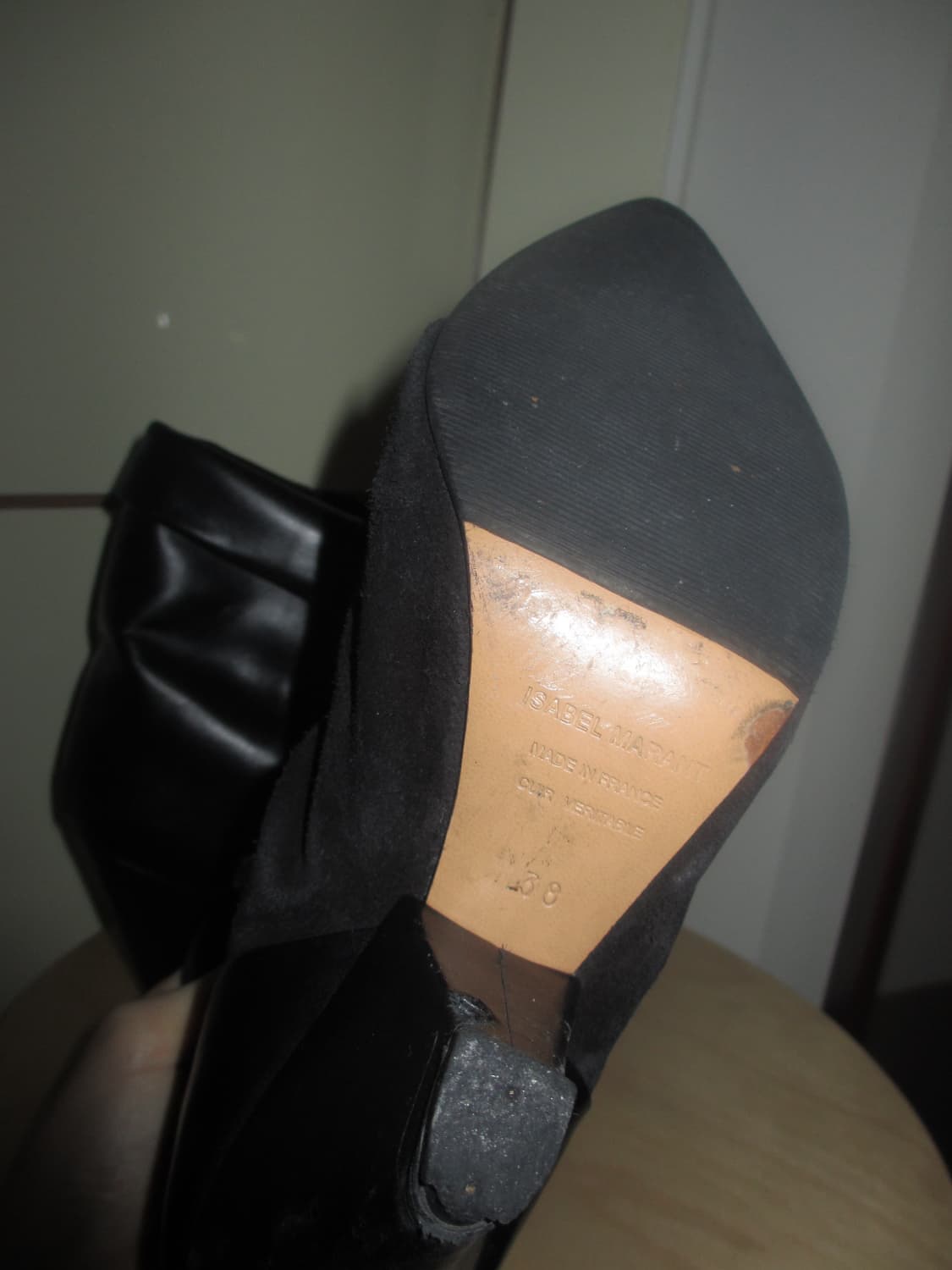 이자벨마랑 블랙 스웨이드 & 레더 부츠  상품이미지4