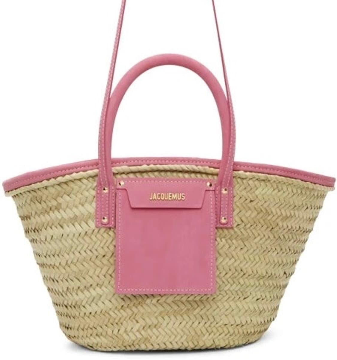 자크뮈스 르 파니에 솔리 토트 라탄백 바스켓백 핑크 상품이미지1