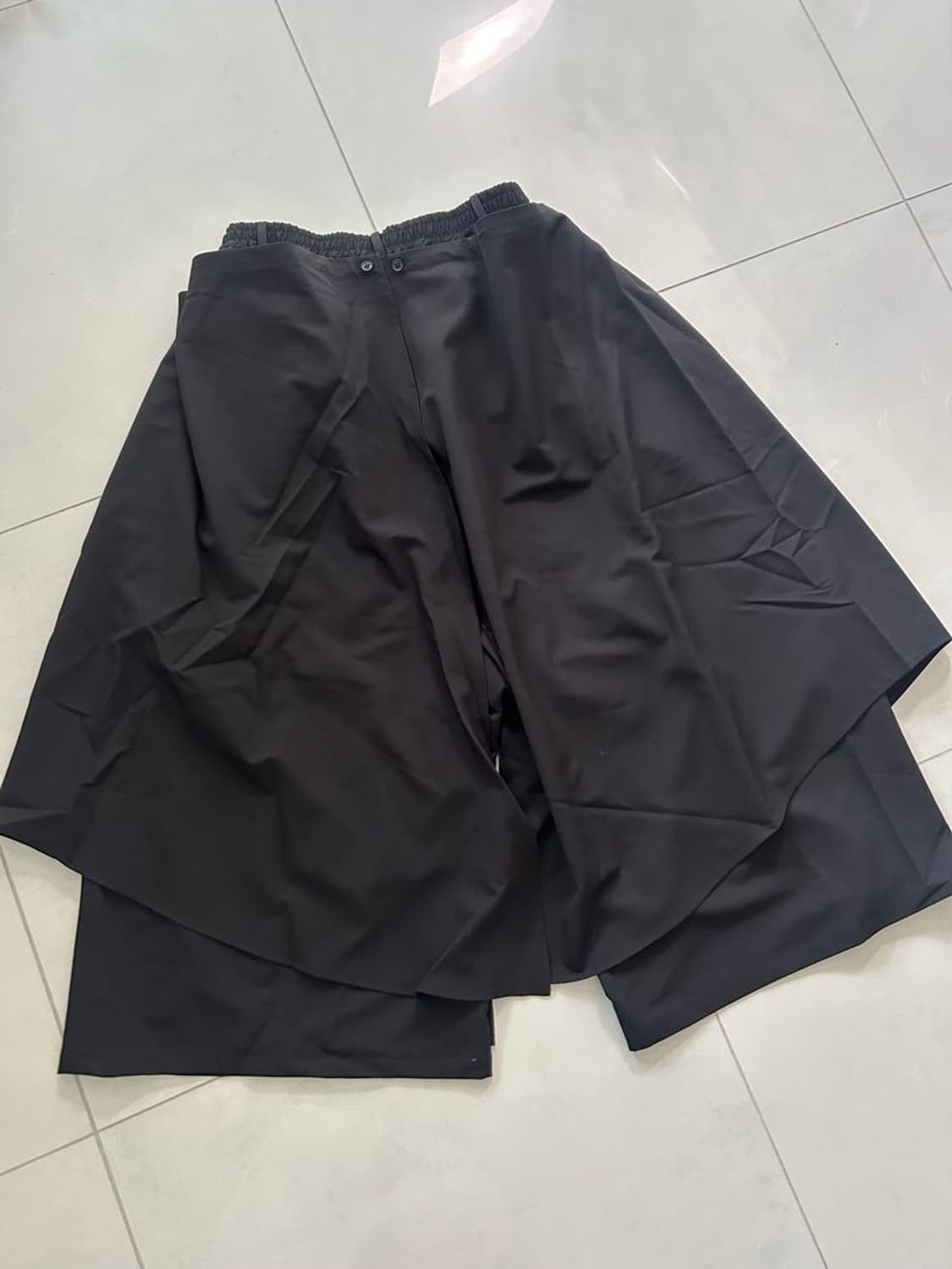 CAPE BAGGY TROUSERS 레이어드 케이프 바지 상품이미지3