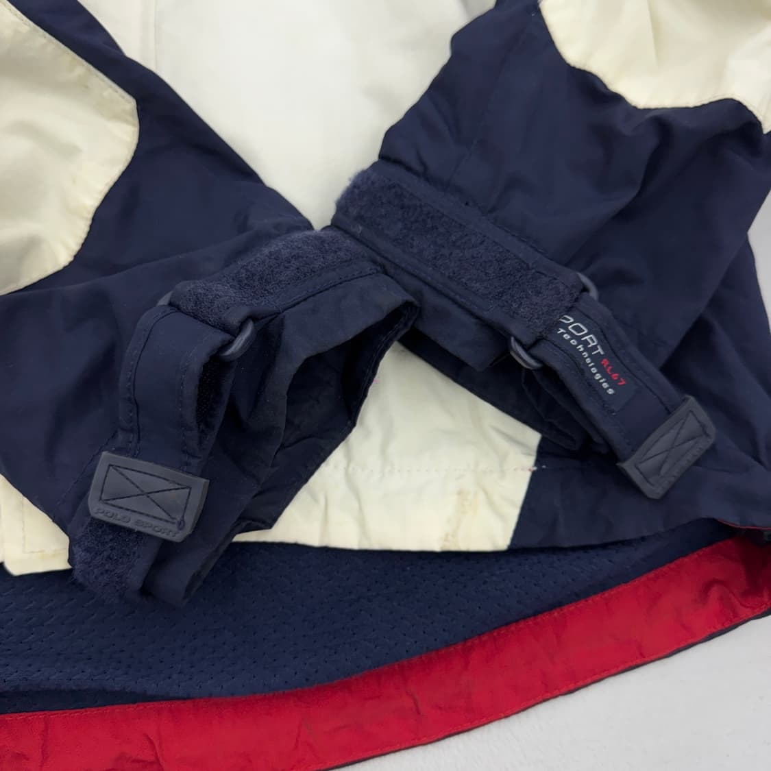 폴로스포츠 90s 제팬 하드쉘 스펠아웃 올드스쿨 바람막이 자켓 상품이미지7