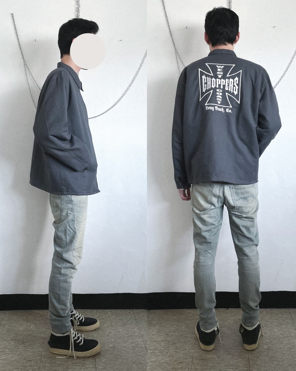[XL] 90s 웨스트코스트챠퍼 덱자켓 상품이미지1