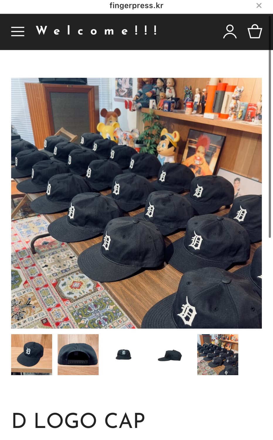 (구매) 도넛리벤지 모자  상품이미지1