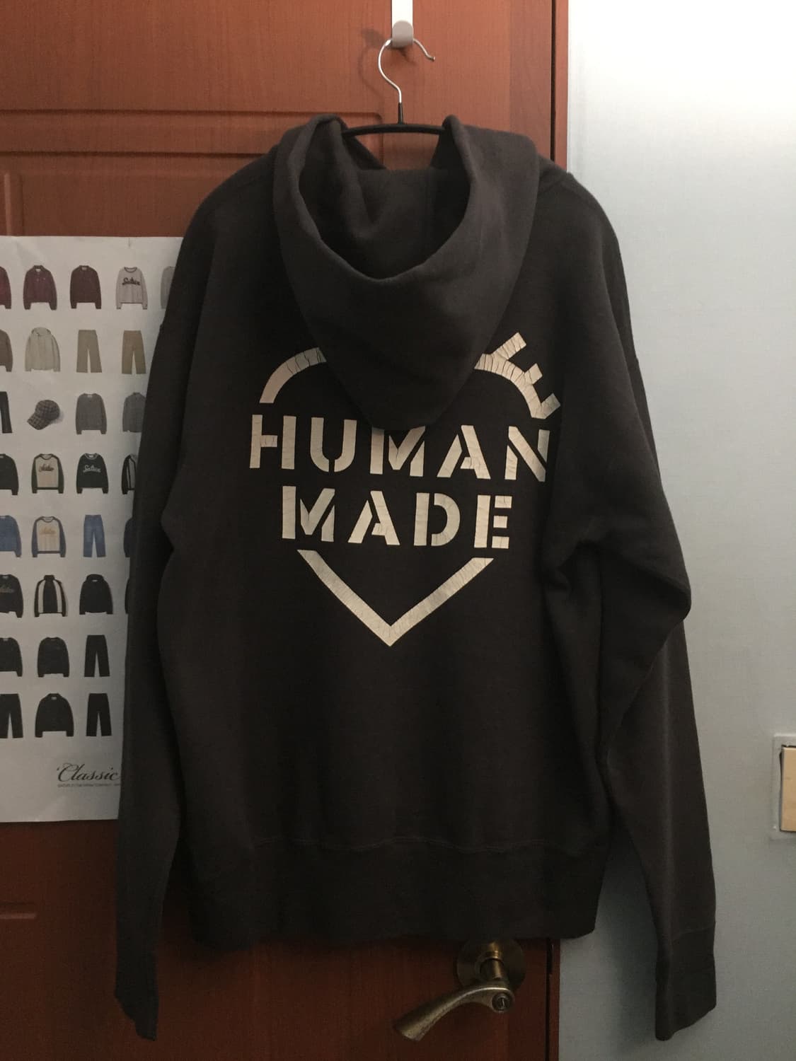 휴먼메이드 레터링 후드티 상품이미지5