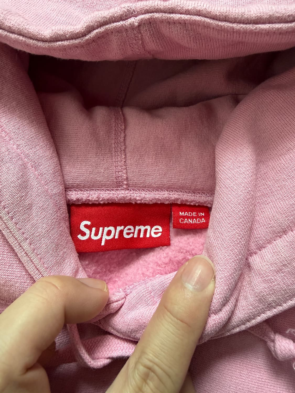 24fw 슈프림 박스로고 후드 L 더스티핑크 상품이미지2