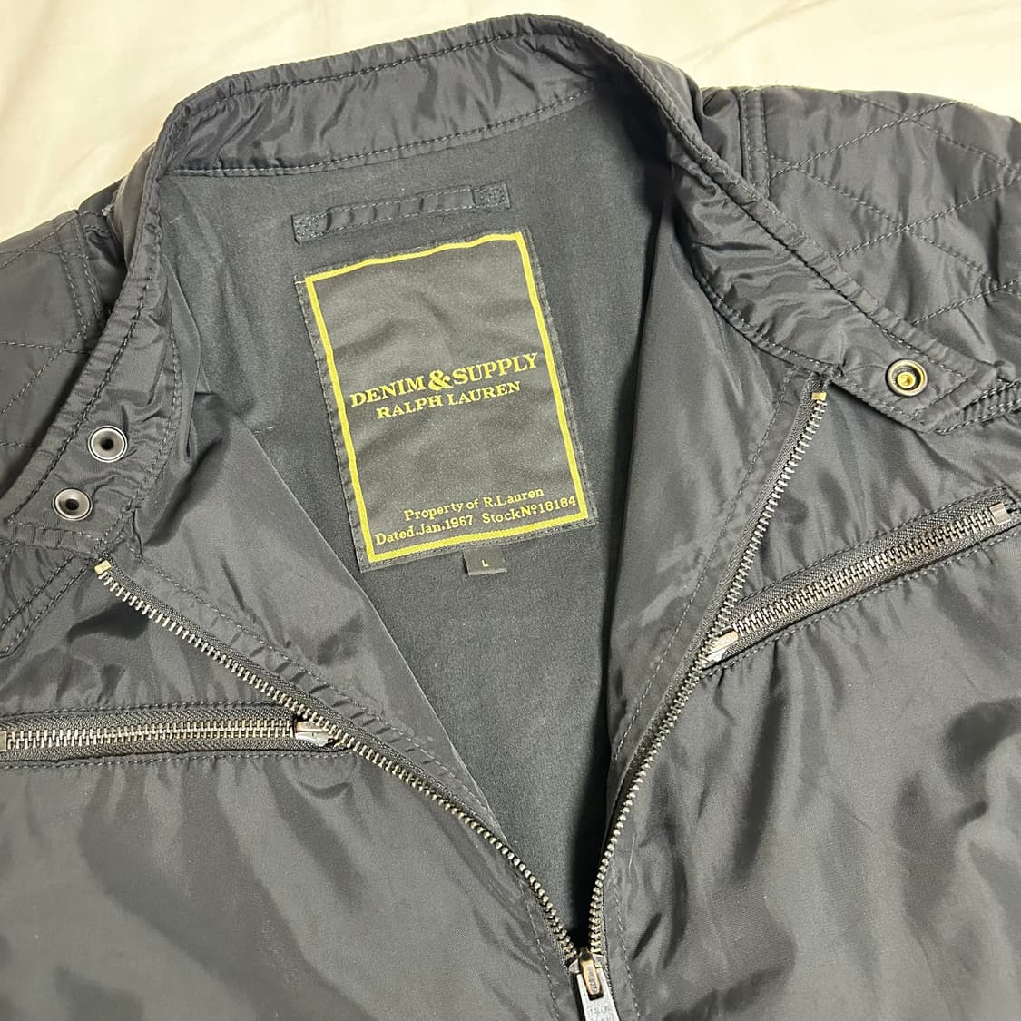 [L] 폴로 랄프로렌 나일론 모터사이클 바이커 자켓 상품이미지5