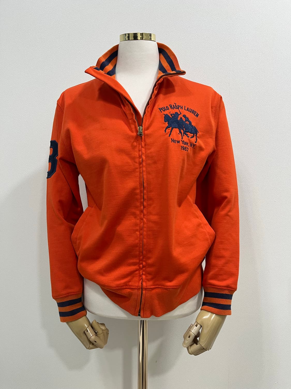 폴로 랄프로렌 빅포니 더블포니 집업 오렌지 상품이미지1