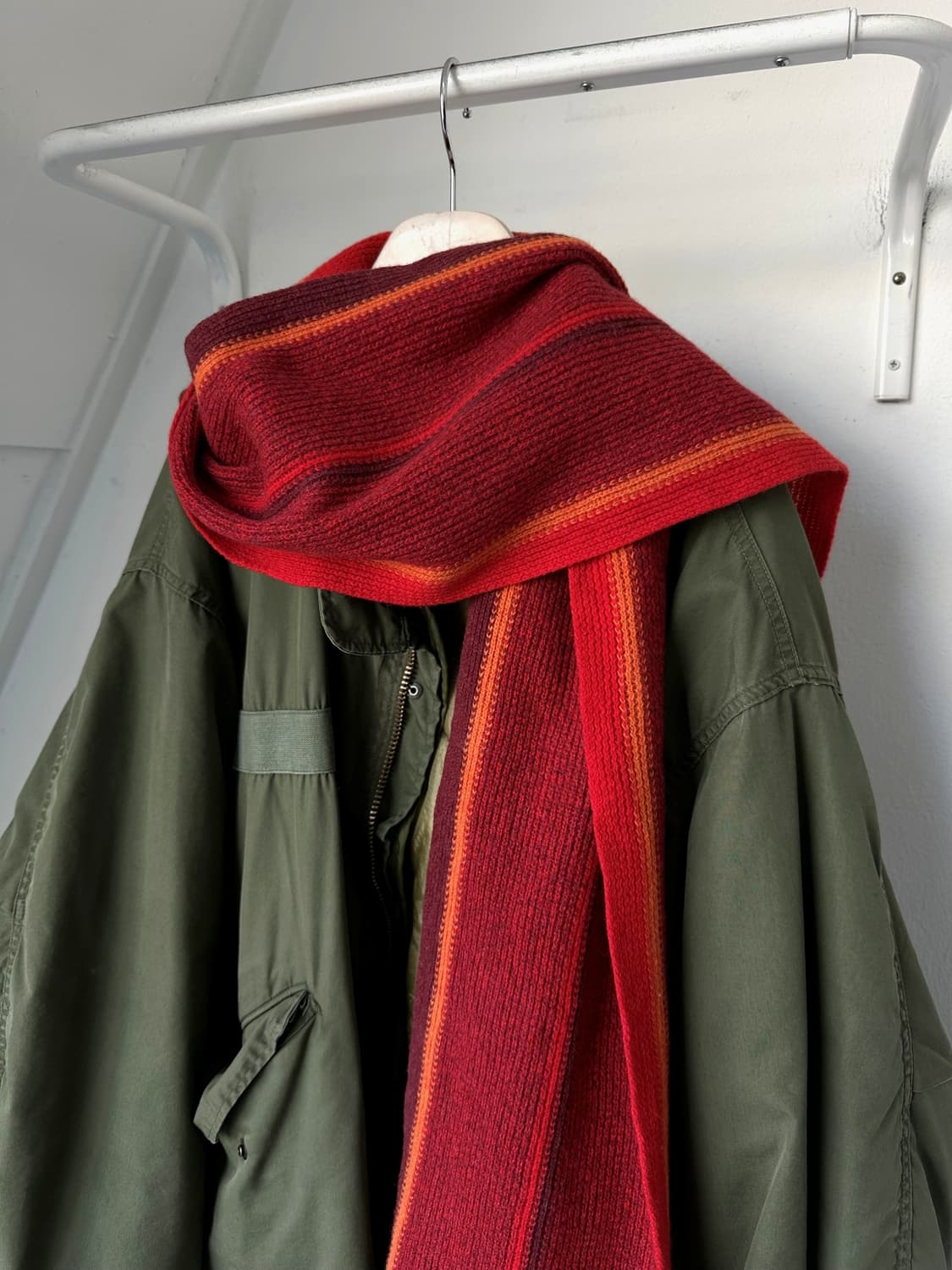 Multi stripe knit muffler 상품이미지5