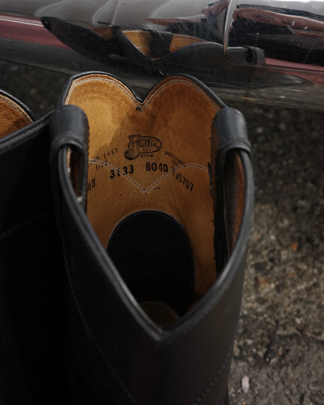 Justin Boots 3133 웨스턴 로퍼 부츠 상품이미지3