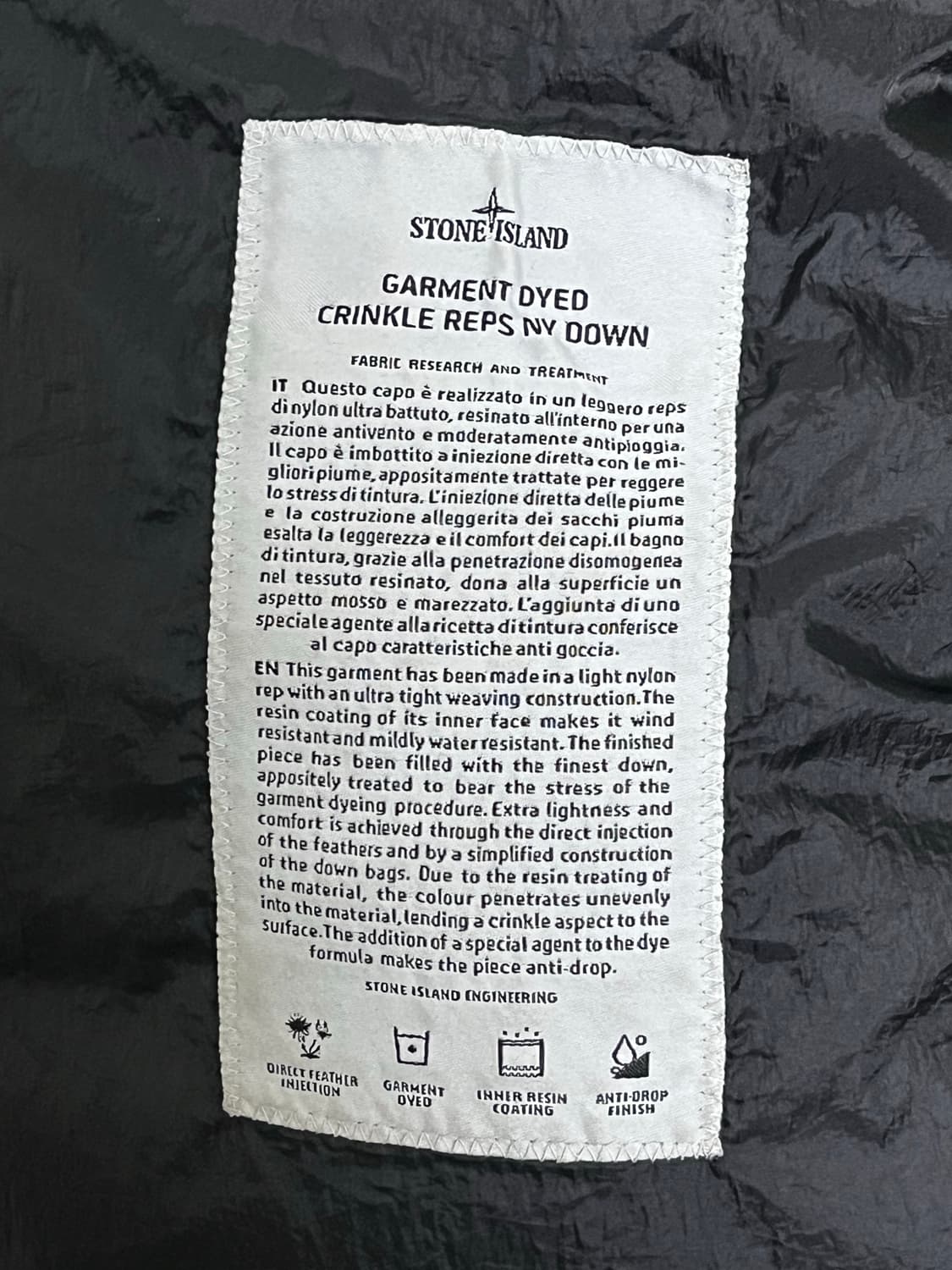 19FW 스톤아일랜드 클링클랩스 상품이미지8