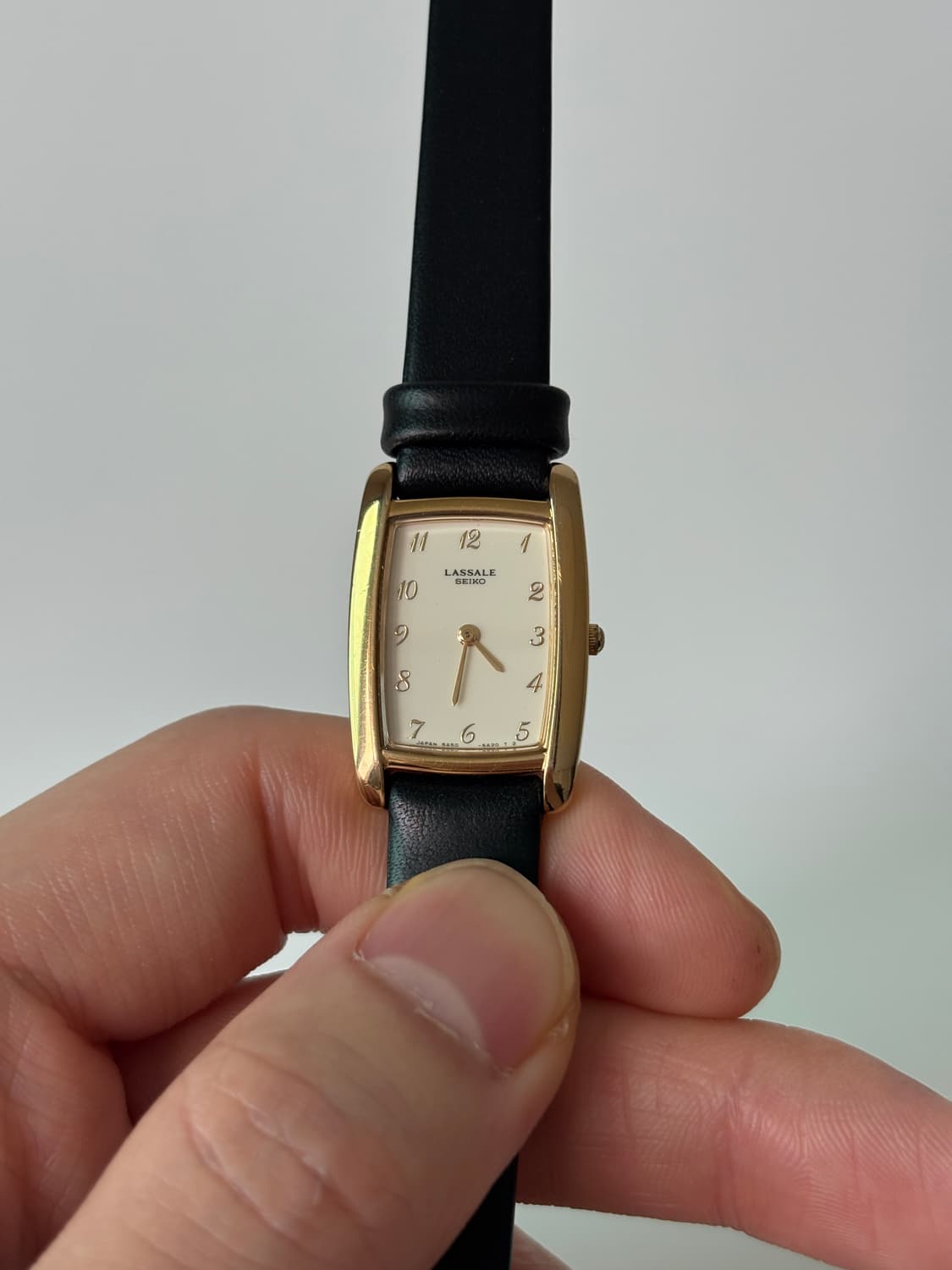 1980s Lassale Gold Tank Ladies Quartz 상품이미지1