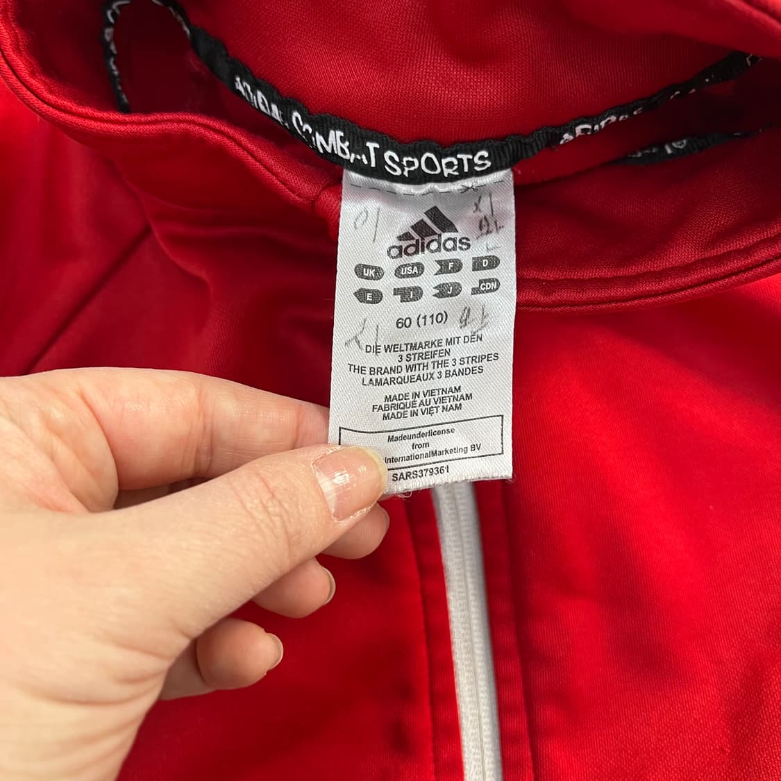 60 아디다스 키즈 져지 집업 0408M 상품이미지2