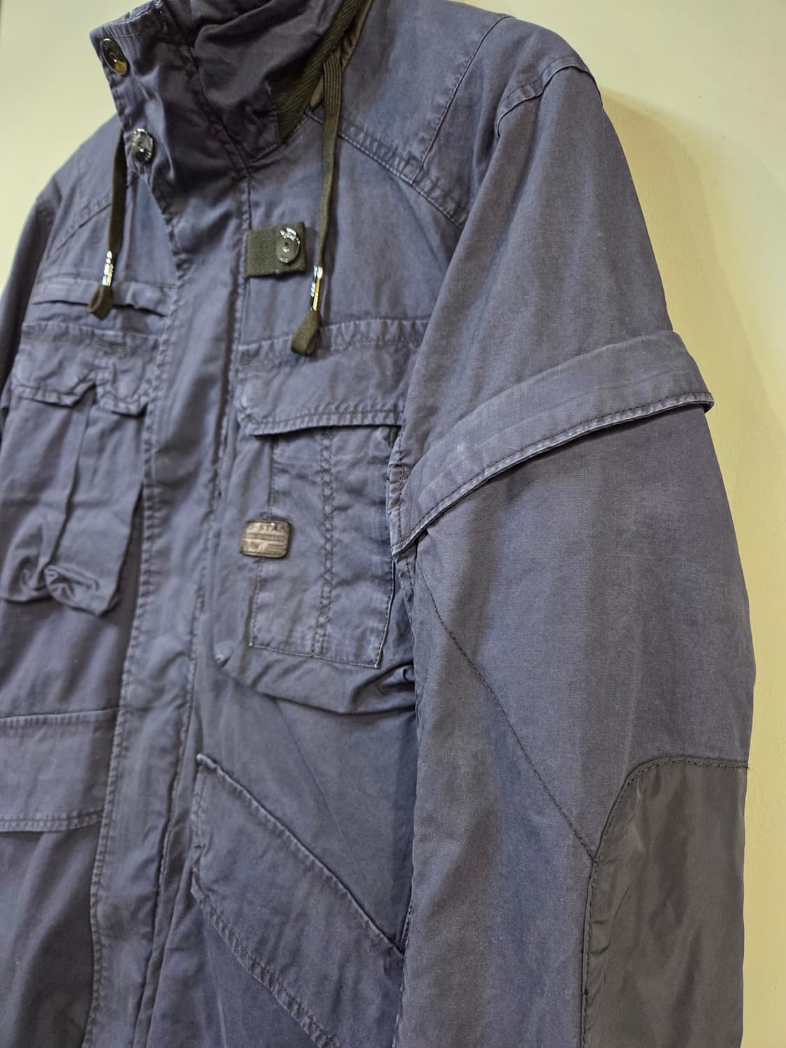 G-STAR RAW 남성 네이비 야상 점퍼(S) 상품이미지4