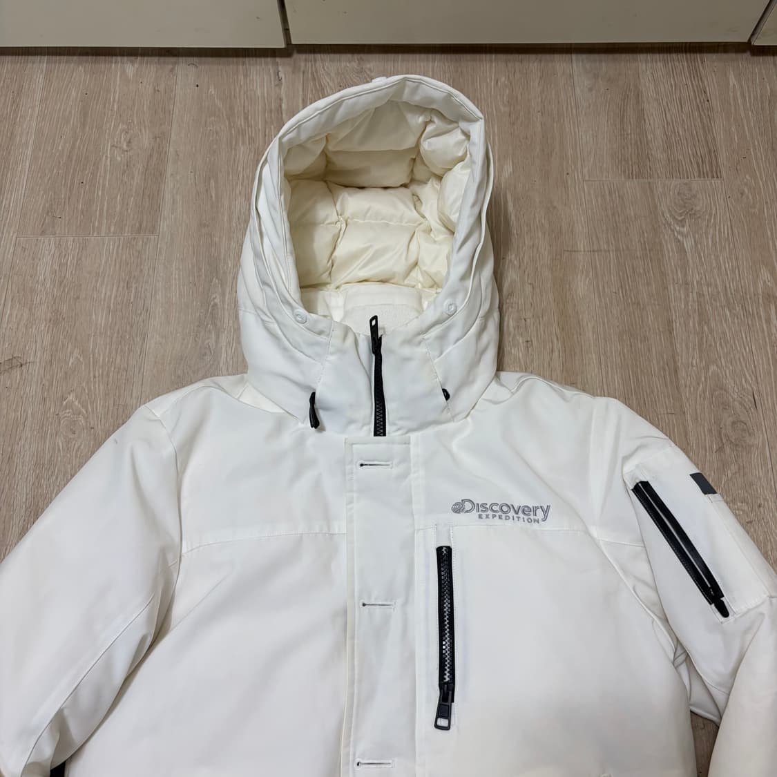 디스커버리 여성 후드 숏패딩 M/95  상품이미지2