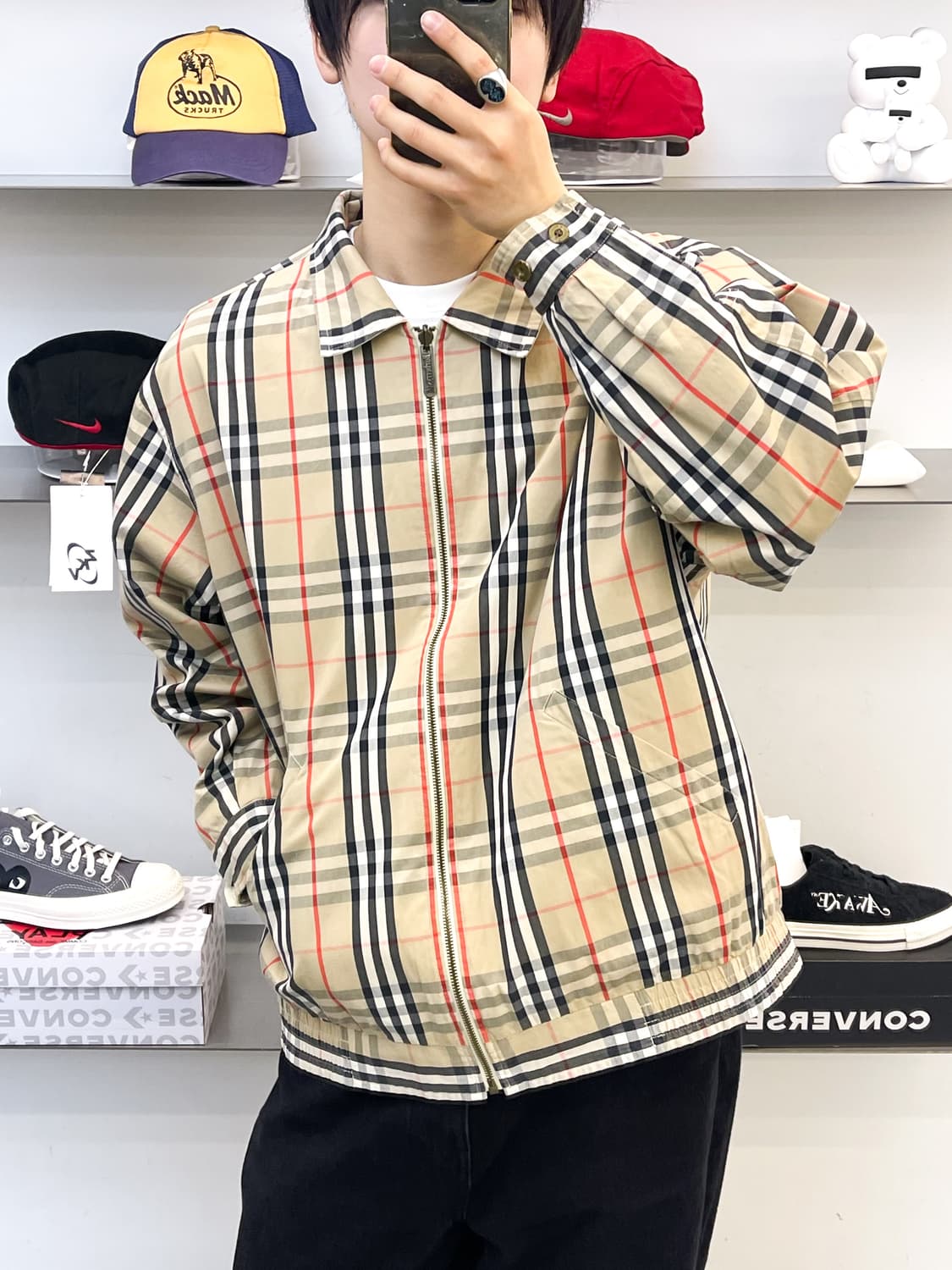 버버리 90s 리버시블 노바 체크 자켓 상품이미지3